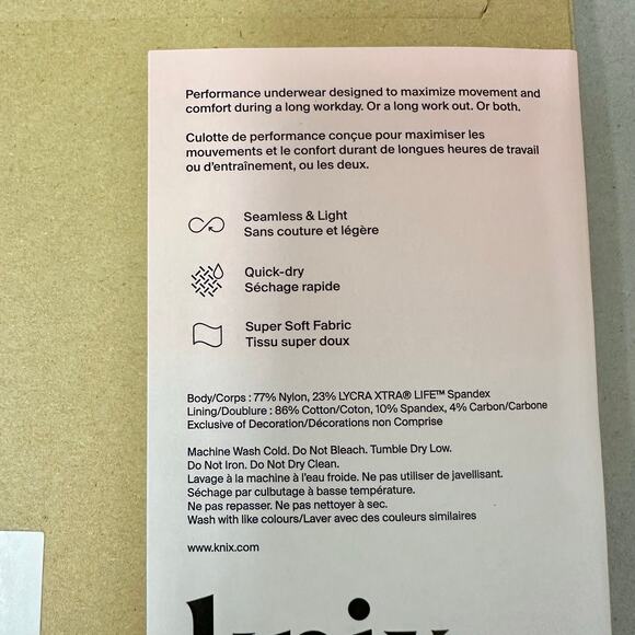 Knix Essential No-Show Bikini Set of 2 Pistachio & Tidepool Size Medium‎ NWT - Picture 9 of 16